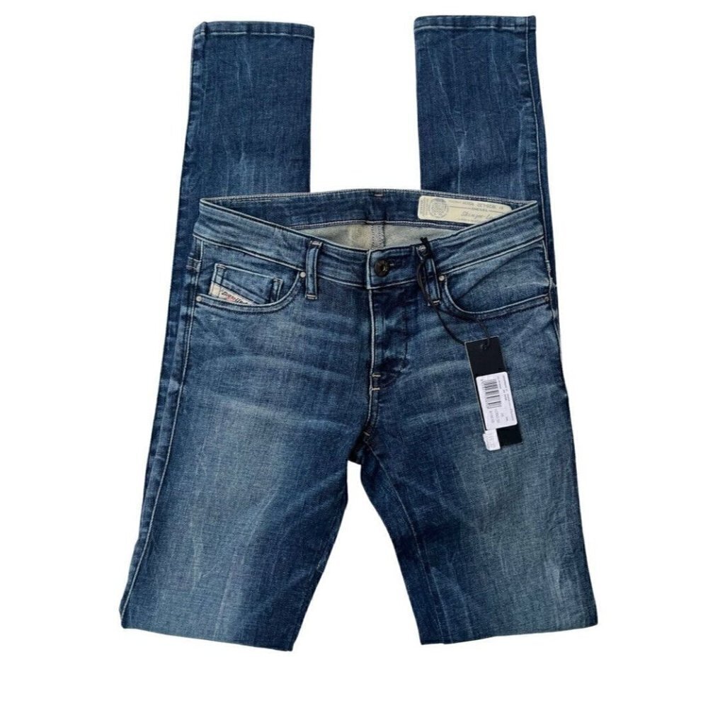 Diesel Womens Skinzee Low Super Slim Skinny Low Waist jeans Size W26 L32 $198